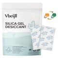 100 Gram (5 Pack) Color-Indicating Silica Gel Packets, Food Grade Desiccant - Rechargeable Moisture Absorbers for Food