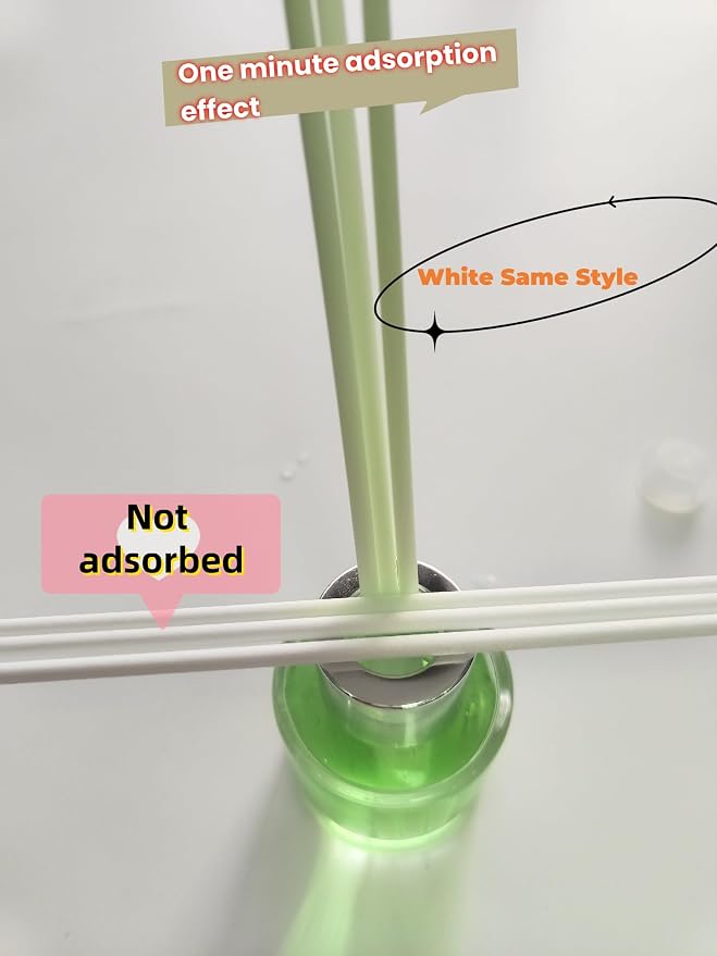 100 Orange Reed Fiber Diffuser Sticks,Diameter 3.5mm, Length 190mm (7.48 inches), Suitable for Various Essential Oils and