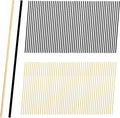 100 PCS Reed Diffuser Sticks, Essential Oil Aroma Diffuser Replacement Sticks for Home, Office, SPA (Natural and Black)