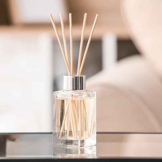 100 PCS Reed Diffuser Sticks, Essential Oil Aroma Diffuser Replacement Sticks for Home, Office, SPA (Natural and Black)