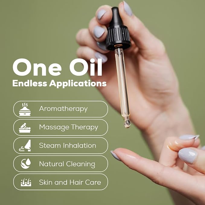 100% Pure Eucalyptus Essential Oil – Organic & Undiluted Diffuser Oil, Humidifier, alternate product view 5