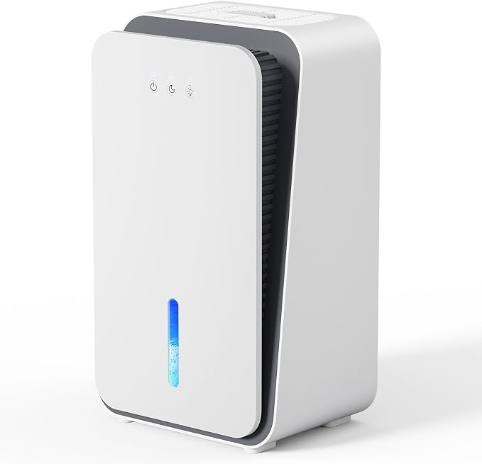 1000 Sq. Ft Dehumidifier for Home, Quiet Portable Dehumidifier with Auto Shut Off, product image