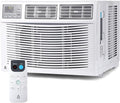 10000 BTU Window Air Conditioner for Rooms up to 450 Sq Ft, WiFi Enabled Smart AC, Maintains Natural Light & View, 3 Wind