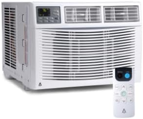 10000 BTU Window Air Conditioner, Quiet Energy Efficient AC Unit with Mechanical Controls, 7-Speed Cooling, Reusable Filter