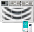 10000 BTUs Window Air Conditioner, Smart Window Air Conditioner Unit Cooling for 450 Sq.Ft, Remote & App Control, Quiet 50dB