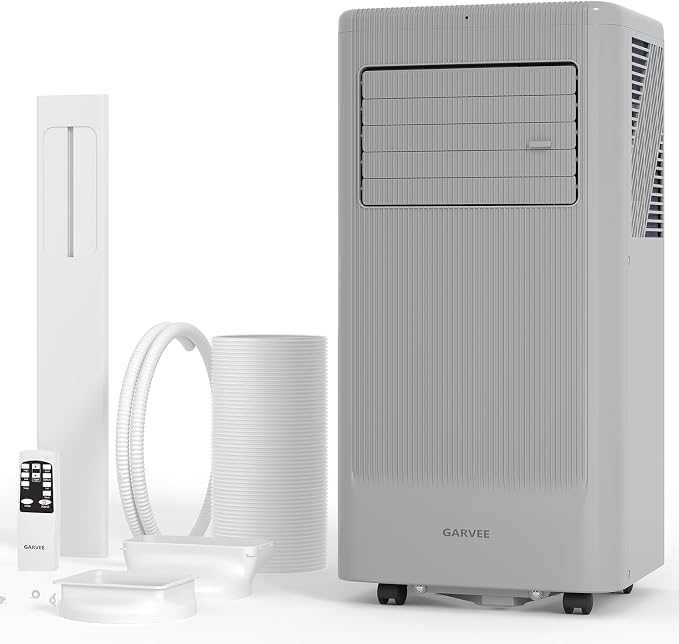 10000BTU Portable Air Conditioner,Up to 450 Sq.Ft. Remote Control Silent Portable AC Unit, product image