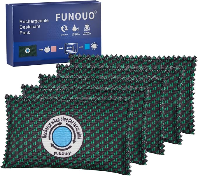100g Rechargeable Desiccant Pack of 5,Moisture absorbers for storage,Moisture absorbers Bag,Desiccant Dehumidifier