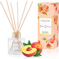 100ml Scent Diffuser with 6 Fiber Sticks, 3.5 oz Reed Diffuser Set Aromatherapy Fragrance Diffusers Air Fresheners for Home