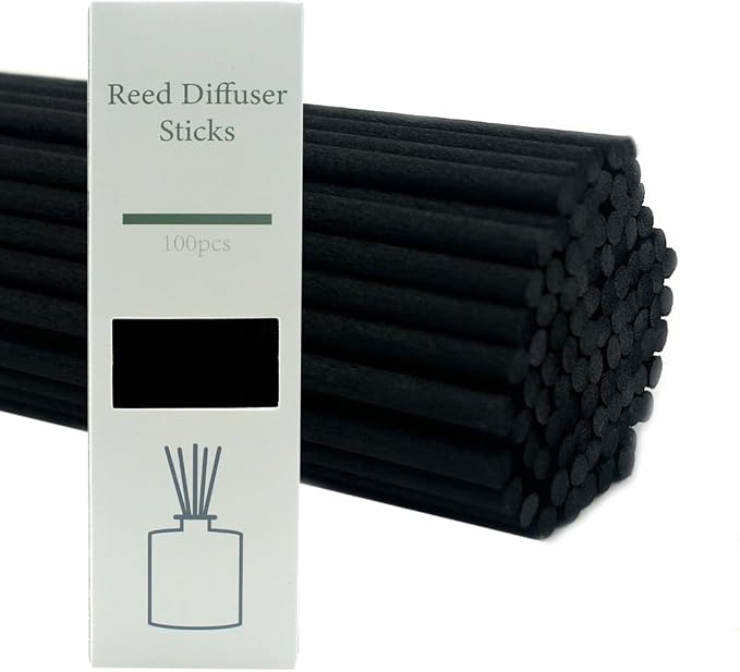 100PCS Aromatherapy Volatile Sticks,Reed Diffuser Sticks 3mm in Diameter, Rattan Wood Sticks Essential Oil Aroma Diffuser