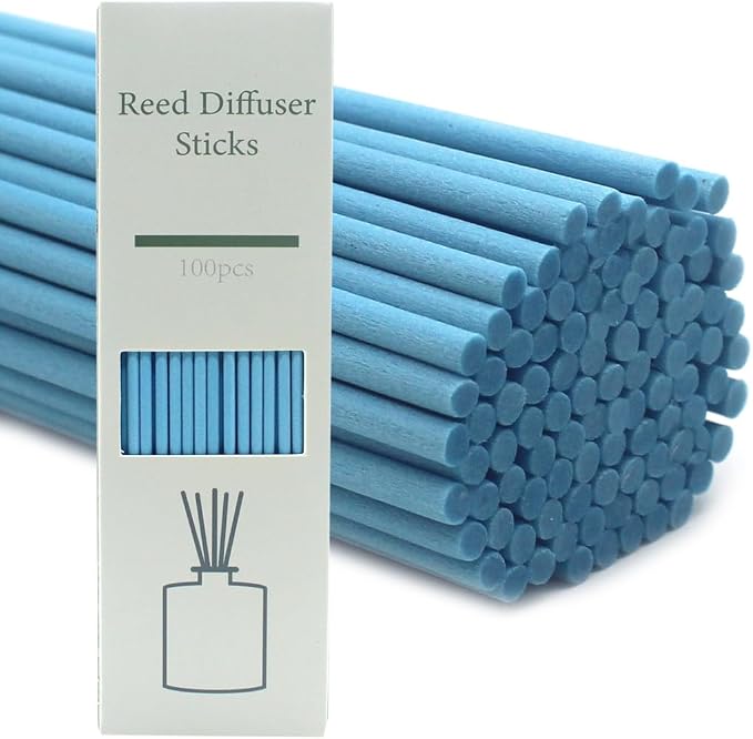100PCS Aromatherapy Volatile Sticks,Reed Diffuser Sticks 3mm in Diameter, Rattan Wood Sticks Essential Oil Aroma Diffuser