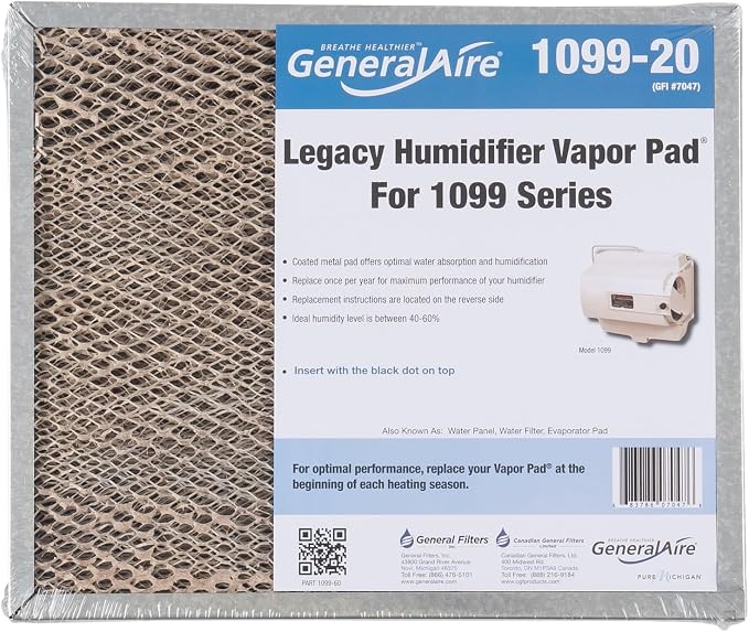 1099-20 Humidifier Water Filter,Gray, product image