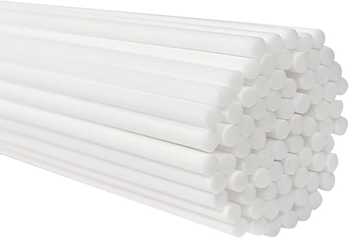 10inch Diffuser Replacement Sticks - 60 Pcs Fiber Reed Fragrance Sticks Refill for Home and Bathroom, product image
