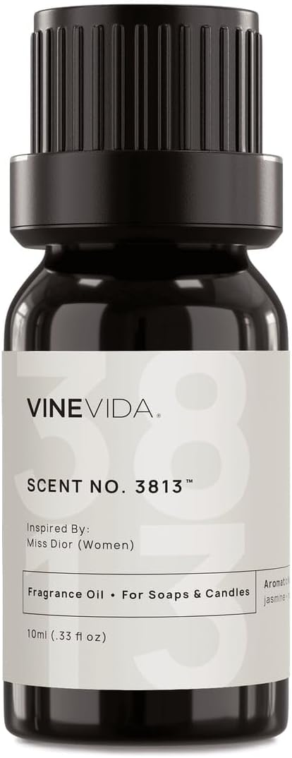 [10mL] Miss (Women) Fragrance Oil for Candle Making - Natural Candle Oil Scents - Soap Making Essential Oil - Made in USA