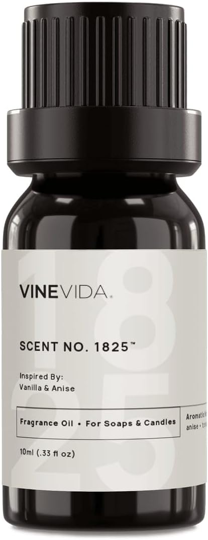 [10mL] Vanilla & Anise Fragrance Oil for Candle Making - Natural Candle Oil Scents - Soap Making Essential Oil - Made in USA
