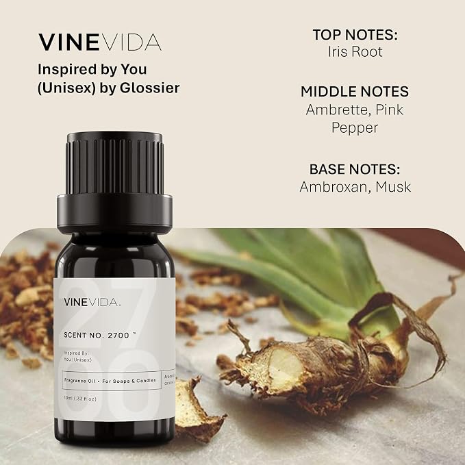 [10mL] You (Unisex) Fragrance Oil for Candle Making - Natural Candle Oil Scents - Soap Making Essential Oil - Made in USA