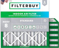 10x10x2 Air Filter MERV 8 Essential Dust & Allergy Defense (6-Pack), Electrostatic Pleated HVAC AC Furnace