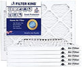 10x16x1 Air Filter (MERV 8) (12-Pack) Dust & Allergy Control AC Furnace Filters, MADE IN USA, HVAC, Pleated, product image
