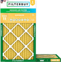 10x18x1 Air Filter MERV 11 Superior Pet & Allergy Defense (2-Pack), Electrostatic Pleated HVAC AC Furnace Filters