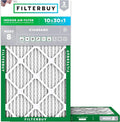 10x30x1 Air Filter MERV 8 Essential Dust & Allergy Defense (2-Pack), Electrostatic Pleated HVAC AC Furnace Filters