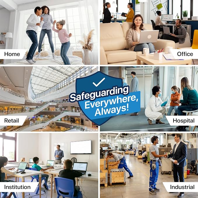 11.25x19.25x1 Air Filter, Merv 8, 4 Pack, For Home AC Furnace & HVAC (Actual Size: 11.25x19.25"x0.75") DUST, Pet, & Allergy