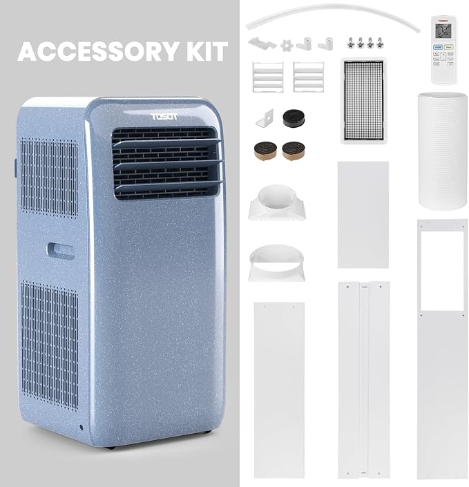 11,500 BTU (8,000 BTU SACC) Portable Air Conditioner WiFi Control, 3-in-1 Portable AC, Dehumidifier, alternate product view 6