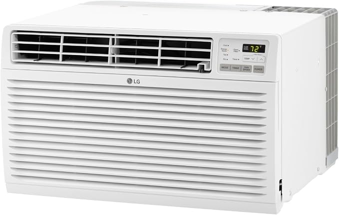 11,800 BTU Through the Wall Air Conditioner, 115V, Cools up to 530 Sq. Ft. for Bedroom, Living Room, Apartment, with Remote