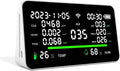 11-in-1 Air Quality Monitor, Indoor CO2/VOC/AQI/PM2.5/Thermometer/Humidity Monitor, Portable Smart Air Quality Meters, Air