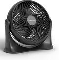 11-Inch High-Velocity Tabletop Air Circulator Fan – Quiet 3-Speed Personal Turbo Fan with 90° Adjustable Tilt &, product