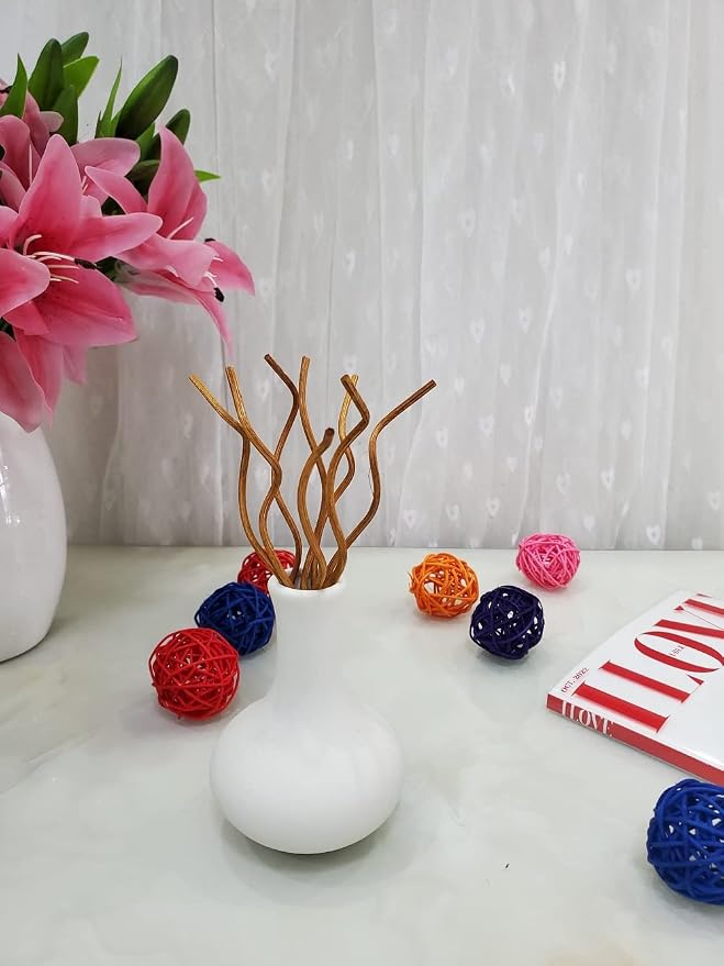 11 inch Wavy Rattan Reed Diffuser Sticks 50PCS Natural Rattan Fragrance Aromatherapy Volatile Replacement RefillEssential Oil