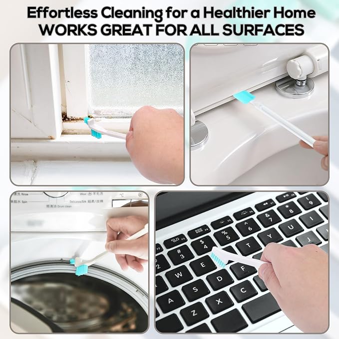 11 Pcs Humidifier Cleaner Brush Set – Small Detail Cleaning Brushes for Crevices, Gaps, Corners, Keyboard, Bottle, Tiles