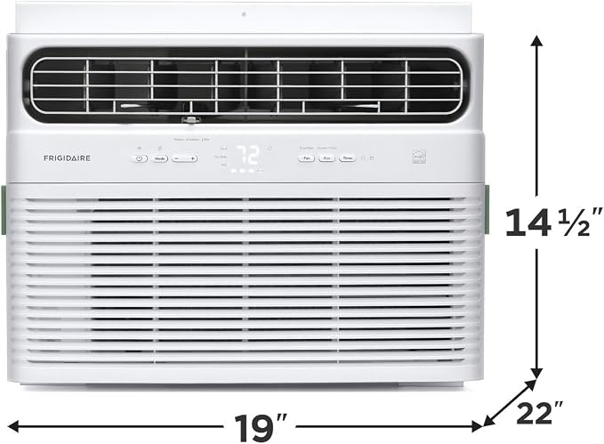 115V 12000 BTU Smart Inverter Window Air Conditioner with Dehumidifier, Fan, Wi-Fi & Remote Control, Quiet Energy Efficient
