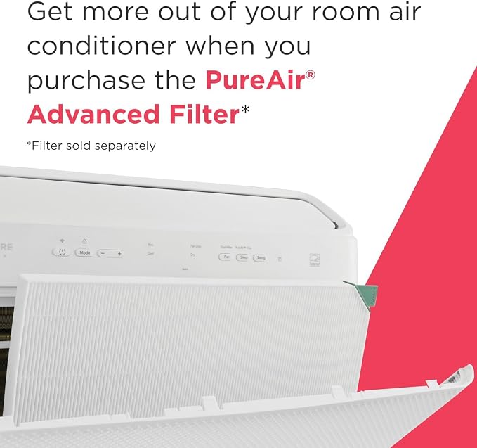 115V 12000 BTU Smart Inverter Window Air Conditioner with Dehumidifier, Fan, Wi-Fi & Remote Control, Quiet Energy Efficient