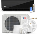 12,000 BTU 115V Black Single Zone Wall Mount Ductless Mini Split Air Conditioner & Heat Pump – 23.2 SEER Inverter – Smart