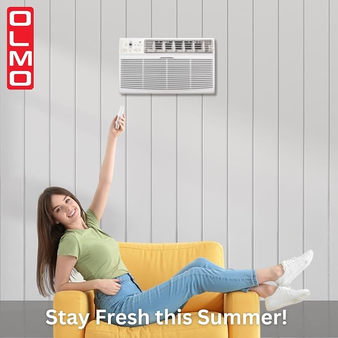 12,000 BTU 115V Through-the-Wall Air Conditioner – Cooling Only – Includes Remote Control & Built-In Wireless Smart Kit