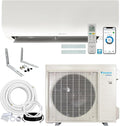 12,000 BTU 19.5 SEER2 Aurora Low Ambient Ductless Mini Split Air Conditioner Heat Pump with Maxwell 15 ft. Installation Kit