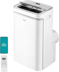 12,000 BTU ASHRAE (8,000 BTU SACC) Portable Air Conditioner, Cools up to 350 Sq.Ft., with Dehumidifier & Fan mode, Control