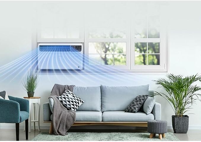 12,000 BTU Dual Inverter Smart Window Air Conditioner, 115V Cools 550 Sq. Ft., Ultra Quiet Operation, Up to 35%, alternate