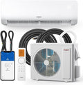 12,000 BTU Mini-Split Air Conditioner and Heating System, 19 SEER2 Wifi-Enabled Ductless Inverter AC Unit with 16ft Copper