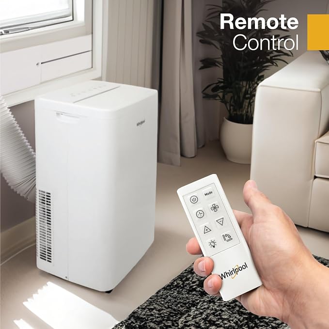 12,000 BTU Portable Air Conditioner with Dehumidifier for Living Room, Apartment, or Bedroom, 115V, alternate product view 7