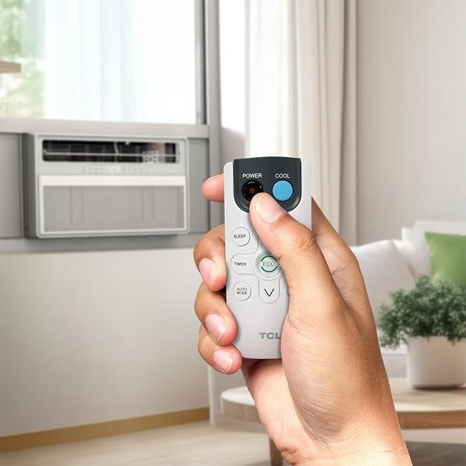 12,000 BTU Q-Series Smart Inverter Window AC, Ultra-Quiet 38dB Fan & 40dB Cooling, 38% Energy Saving, 3-Step Install