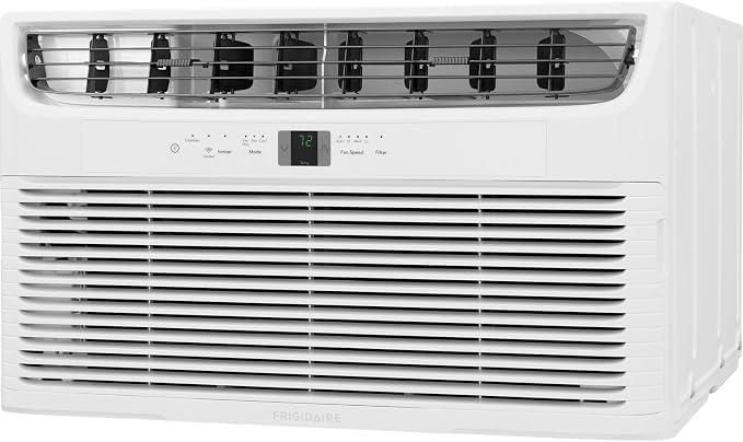 12,000 BTU Through-the-wall Air Conditioner and Dehumidifier, 115V, Cools up to 550 Sq. Ft. for Apartment, Bedroom, Medium