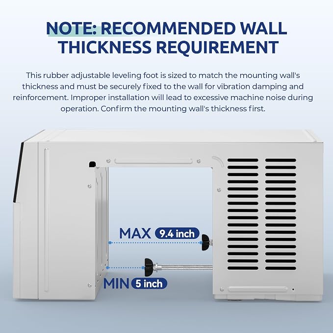 12,000 BTU U-Shaped Smart Inverter Window Air Conditioner,550 Sq.Ft Cooling Capacity, Ultra Quiet Operation, Open Window