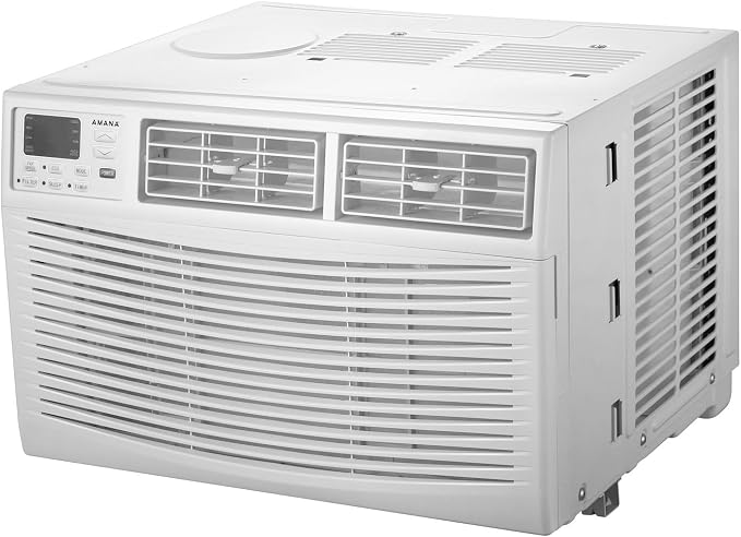 12,000 BTU Window Air Conditioner, 115V, Cools up to 550 Sq. Ft. for Bedroom, Living Room, Kitchen, with Remote Control, 24H