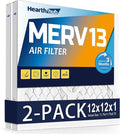 12×12×1 MERV 13 Furnace Air Filters - HVAC/Furnace AC Filter Replacement (Actual Size 11.75x11.75x0.75), product image