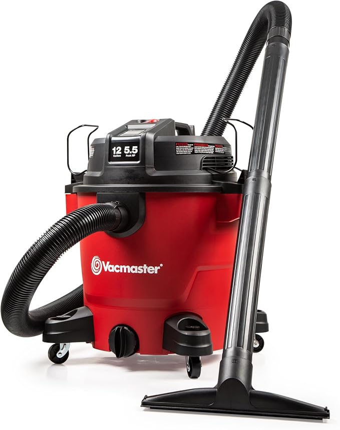 12-Gallon 5.5 Peak HP Heavy-Duty Wet/Dry Vacuum - VJH1211PF 1101, product image