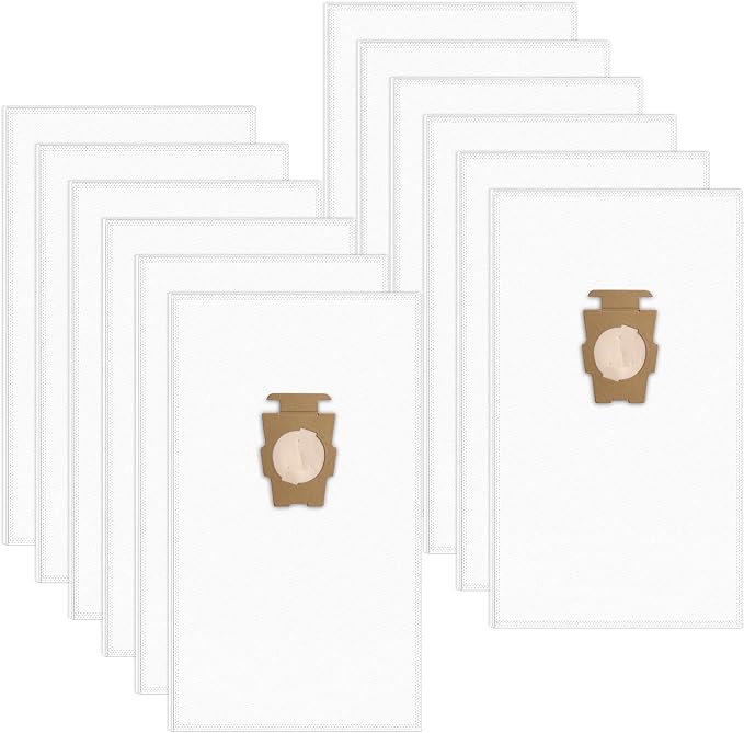 12 Pack 204814 HEPA Vacuum Bags Compatible with, Micron Magic Vacuum Cleaner Bags Fit for Avalir/Sentria/Ultimate