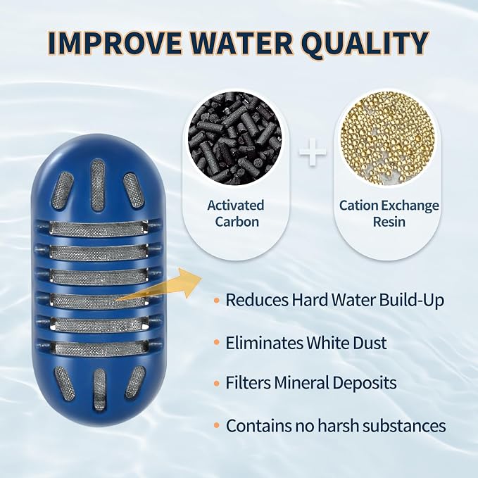 12-Pack Demineralization Cartridge for Humidifier Compatible with Most Humidifiers Replacement for Ultrasonic Humidifier Tank