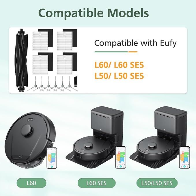 12 Pack Replacement Accessories kit Compatible with L60/ L60 SES/ L50/ L50 SES (1 Pack