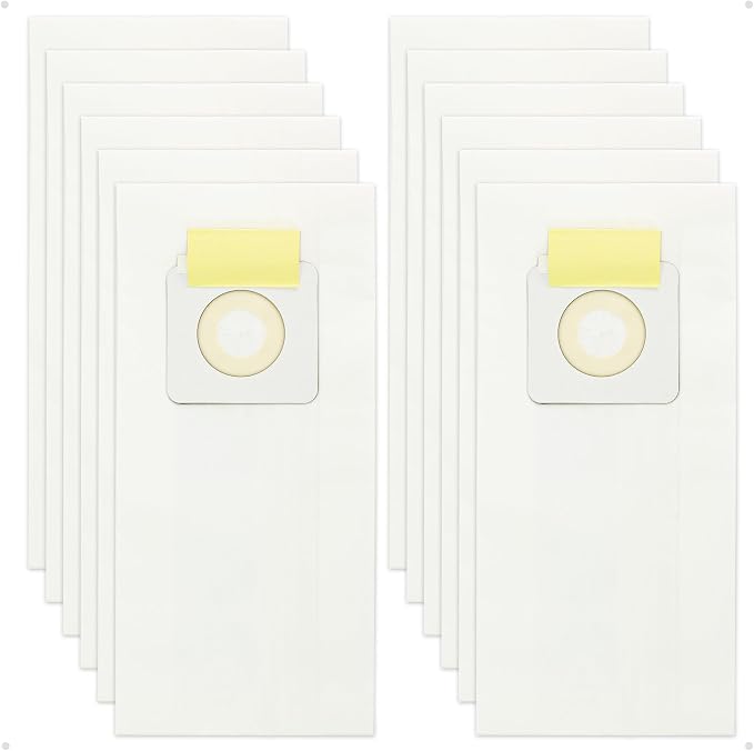 12 Pack Style 7 Vacuum Bags Replacement Compatible with PowerForce Bagged Uprights Vacuums 3522 3545 3550 3554