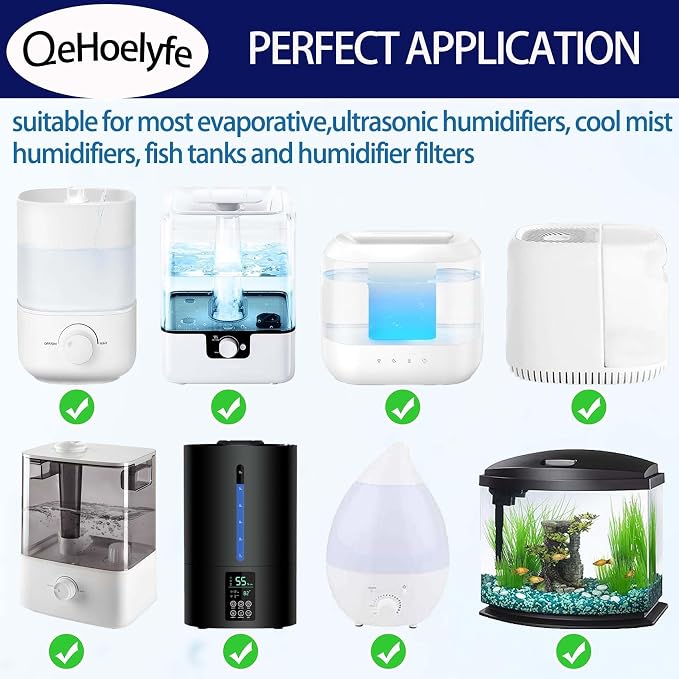 12 Pack Universal Humidifier Cleaner Fish for Humidifiers, Fish Tanks and Warm & Cool Mist Humidifiers, Cleaning Ball